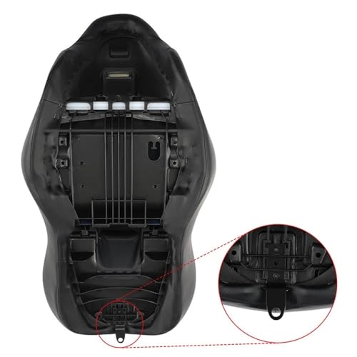 Asiento de pasajero para motocicleta Touring Road King 2009-2023 FLTRX 2