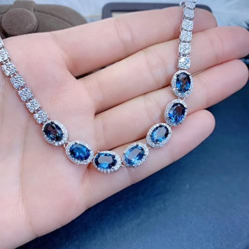 Bracelet en Topaze Naturelle 925 CNCNSH, bijou fin en argent pour femme et idée cadeau