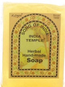 Song of India India Temple Herbal Hand Made Soap 100 Gram (3.3 Ounce) Bar
