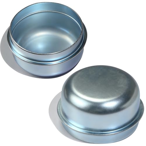 OZISENS 2pcs 1.98 Trailer Hub Dust Caps Bearing Center Replacement Trailer Cup Trailer Hub Grease Cap for Most 2000 to 3500 Ib Boat Trailer Dexter EZ Lube