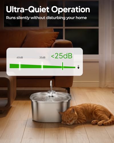 Smart Cat Water Fountain Stainless
