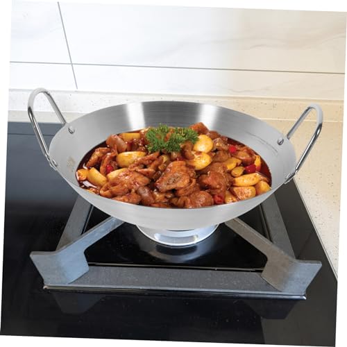 Wok de acero inoxidable con doble asa MAGICLULU miniatura 7