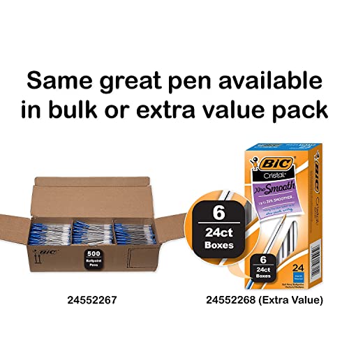 Image of Bic Bicms11Be Bic Cristal Ballpoint Pen Blue