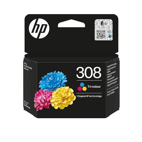 HP 308 Tricolor, Cartucho de Tinta Original