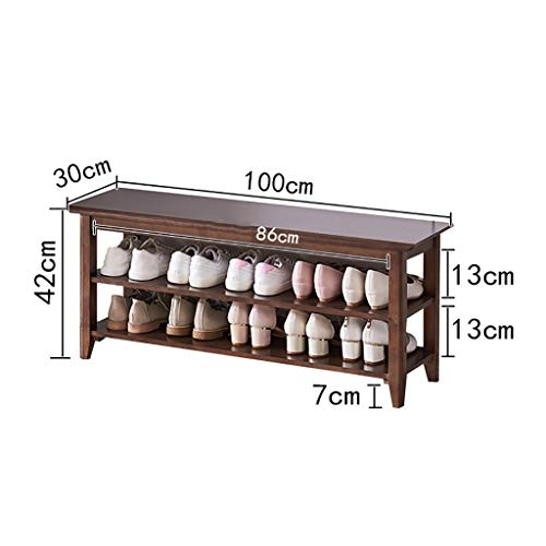 Banc à chaussures gain de place et tabouret de salle de bain - 4