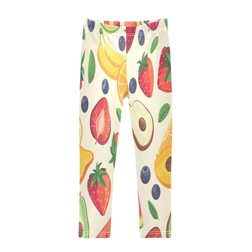 Bolaz Toddler Girls Leggings Printed Yoga Pants Leggings Fruit Watermelon for Kids