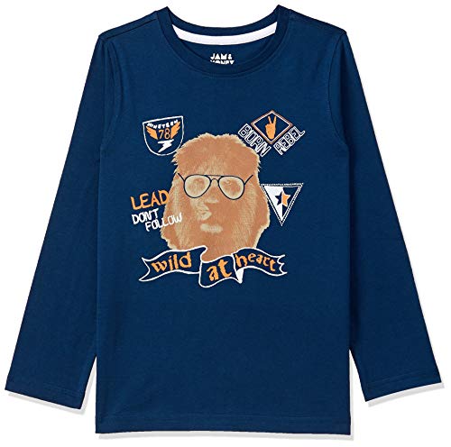 Image of Amazon Brand - Jam & Honey Boy's Regular Fit T-Shirt (Pack of 3)