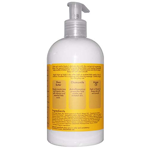 Sheamoisture Baby Essentials, Raw Shea Butter, Chamomile & Argan Oil Baby Lotion, Skin Care For Baby With Vitamin E And Natural Oil Blend, Pack Of 3 -12 Fl Oz Ea #TOP1