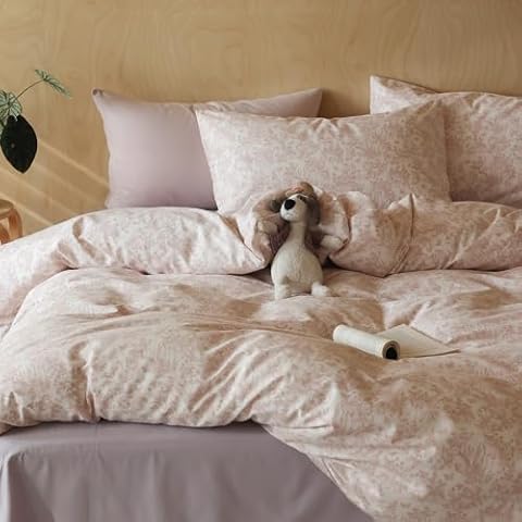 MKXI Floral Duvet Cover Set for Girls Cover