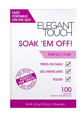 Elegant Touch Soak Em Off Acetone Sachets Nail Care Tools