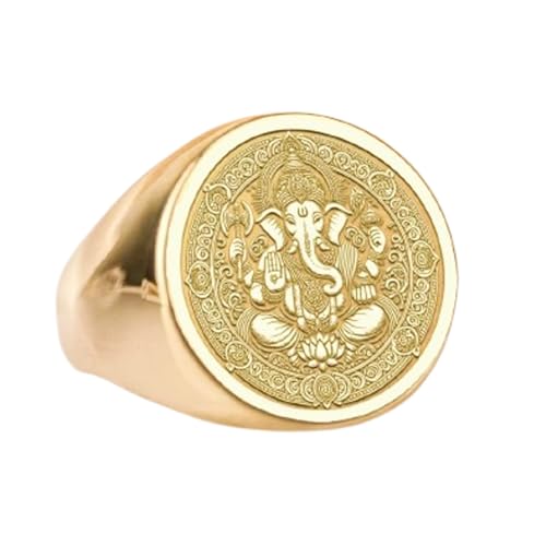 Bague Ganesh en argent hypoallergénique pour éviter les irritations de la peau