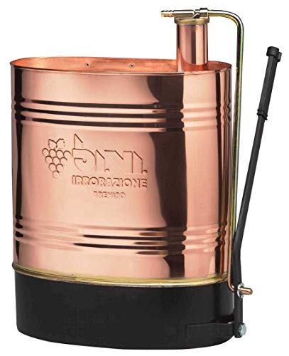 Bi.Vi Pompa a Spalla Nebulizzatore in Rame 16 litri Valvola in Acciaio 101.016SX