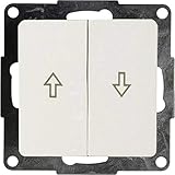 GAO Einsatz Jalousie-Schalter Business Line Weiß EFE200B w