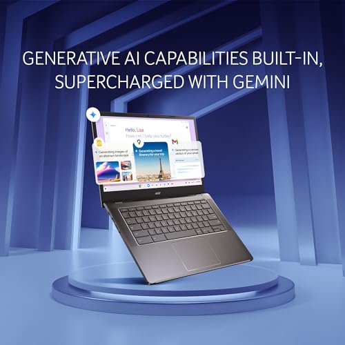 (Refurbished) Acer Chromebook Intel Core i3-1315U Processor (Chrome OS/8 GB RAM/256 GB SSD/Intel Integrated Graphics/WiFi 6/53 Wh Battery) CB515-2H... - Image 2