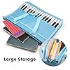 BestSounds Piano Bag, Zipper Waterproof Music Book Tote Bag Piano Accessories for Women, Gifts for Musicians (Blue) #3