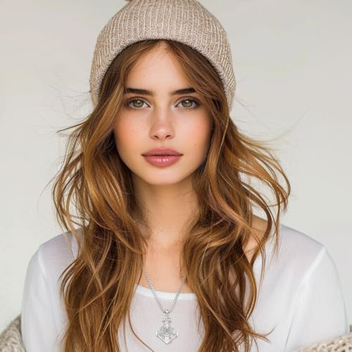 Compass Necklace for Women Men 925 Sterling Silver Pendant Urn Necklaces for Ashes Picture Locket Necklace Anchor Necklace Viking Necklace Crystals CZ Moonstone Abalone Shell Turquoise Compass Jewelry3