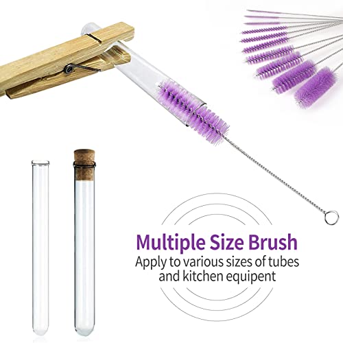 Image of CiaraQ Bottle Cleaning Brushes, 8 Inch Nylon Tube Brush Set