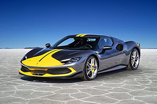 XOTIKS Ferrari 296 GTB - Fine Art Giclee Canvas Print