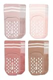 bistyle Bio-Baumwolle Stoppersocken Kleinkinder Baby ABS Antirutsch Dicke Socken | 4 Paar Winter Warme Kinder Rutschsocken | Jungen Mädchen Thermo Neugeborene Socken