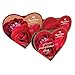 Valentine's Mini Hearts - Pack of 2 - Decorative Hearts with Chocolates Inside - Smiling Sweets - Share with Friends and Family - Delicious For Everyone