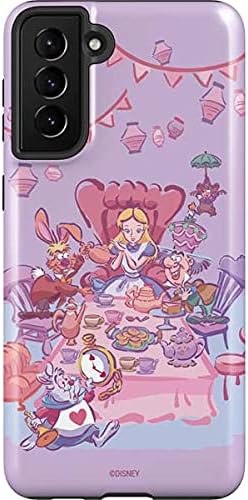 Skinit Pro Phone Case Compatible with Galaxy S21 Plus 5G - Officially Licensed Disney Alice in Wonderland Falling Down The Rabbit Hole Design