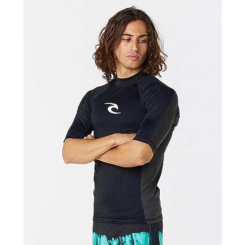Rip Curl Men Waves UPF 50 Performance Short Sleeve Rashguard3