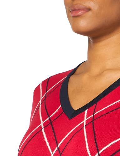 Image of Tommy Hilfiger Womens Classic Fit Lightweight V-Neck Sweater