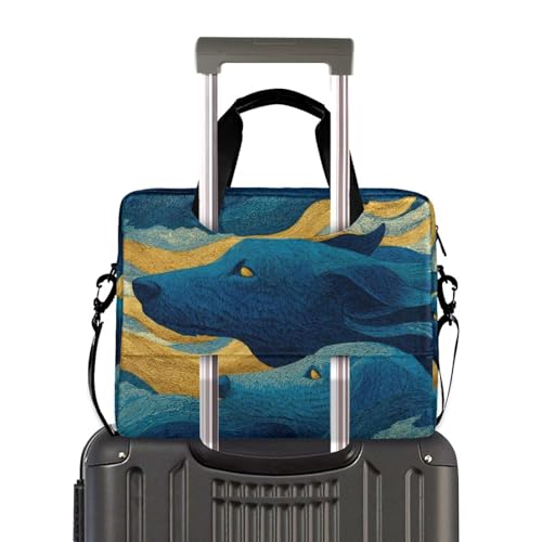 Bolso maletín para laptop con múltiples bolsillos miniatura 4
