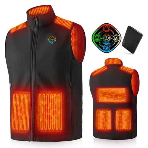 Image of Heated Vest For Men with Battery Pack, Electric Heated Jacket