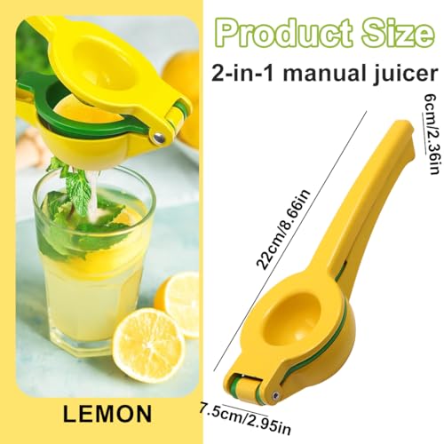 Presse Agrumes Manuel, Presse-citron pour obtenir chaque dernière goutte, Presse Agrume Manuel Résistant, Presse-agrumes manuel à extraction maximale facile à utiliser, pour Cuisine, Bar, Restaurant – Image 3