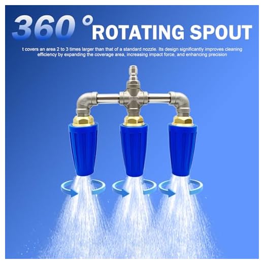 Triple Turbo Nozzle Pressure Washer