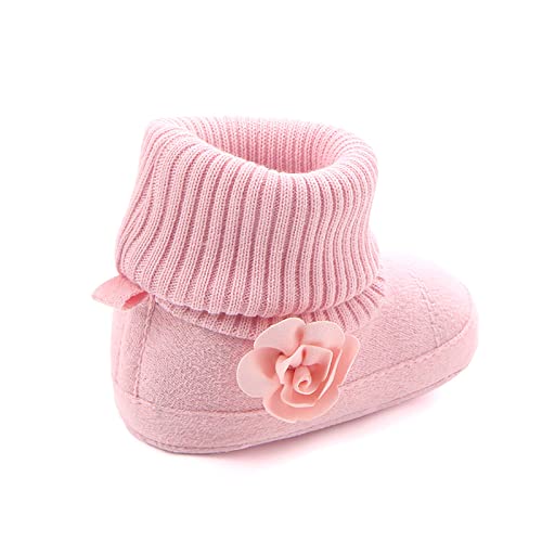 Size 1 Shoes for Baby Girl Cotton Shoes for Baby Girls and Boys Warm Shoes Soft Flat Shoes Toddler Girls3