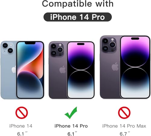 Image of DPJ Tempered Glass for iPhone 14 Pro (6.1 Inch) With Installation Kit | Military-Grade Gorilla Screen Protector | Edge to Edge Coverage |9H Hardness |Bubble-Free | Case Friendly | Pack of 1