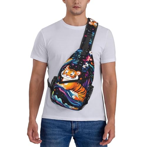 Mochila tipo sling unisex ligera para viaje miniatura 7