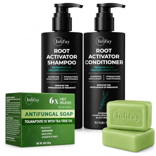 Tolnaftate 1% Antifungal Bar Soap - Root Activator Shampoo & Conditioner image 4