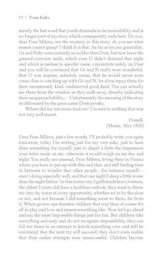 Image of Letters to Milena by Franz Kafka | Unabridged Classic Edition | Timeless Love Letters & Literary Masterpiece