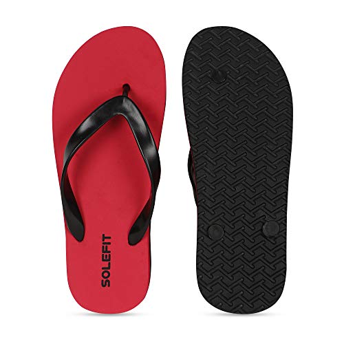 Image of Solefit Men's Red Slippers-7 UK (41 EU) (SLFT-0078)