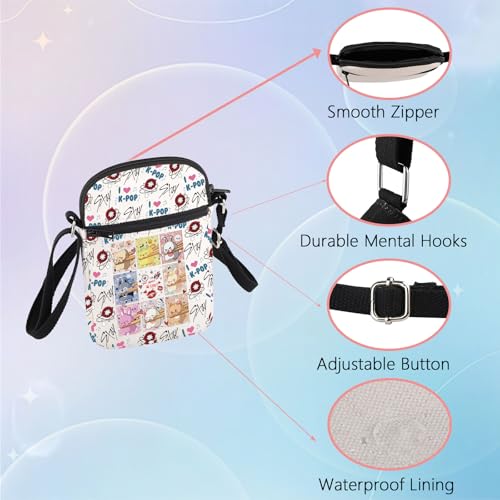 WSNANG Group Crossbody Bag Cartoon Member Shoulder Bag Stay Fandom Gifts Music Lover Gifts Music Merchandise3