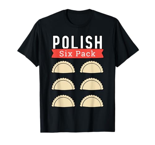 Polish Pierogi Sixpack Lustiges ABS-Fitness-Design T-Shirt