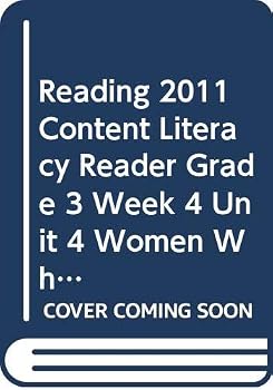 Paperback Reading 2011 Content Literacy Reader Grade 3 Week 4 Unit 4 Women Who Were First! Book