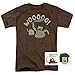 Regular Show Muscle Man Cartoon Network T Shirt & Stickers (X-Large) Brown