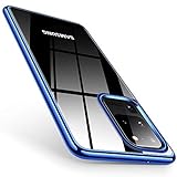 TORRAS Galaxy S20 Ultra Case, [Anti-Yellowing] Crystal Clear Soft Silicone Drop Protection Phone Cover Designed for Samsung Galaxy S20 Ultra 5G Case 6.9 inch, Blue