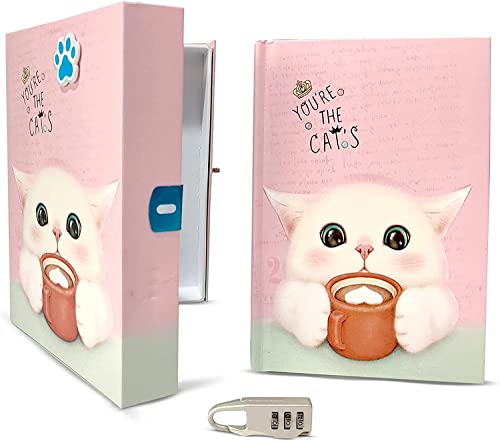 N NUEVAS IDEAS Journal intime fille - Journal intime avec code - Papeterie kawaii - Carnet secret fille - Papeterie mignonne - 96 feuilles (192 pages) - Format A5 Cover