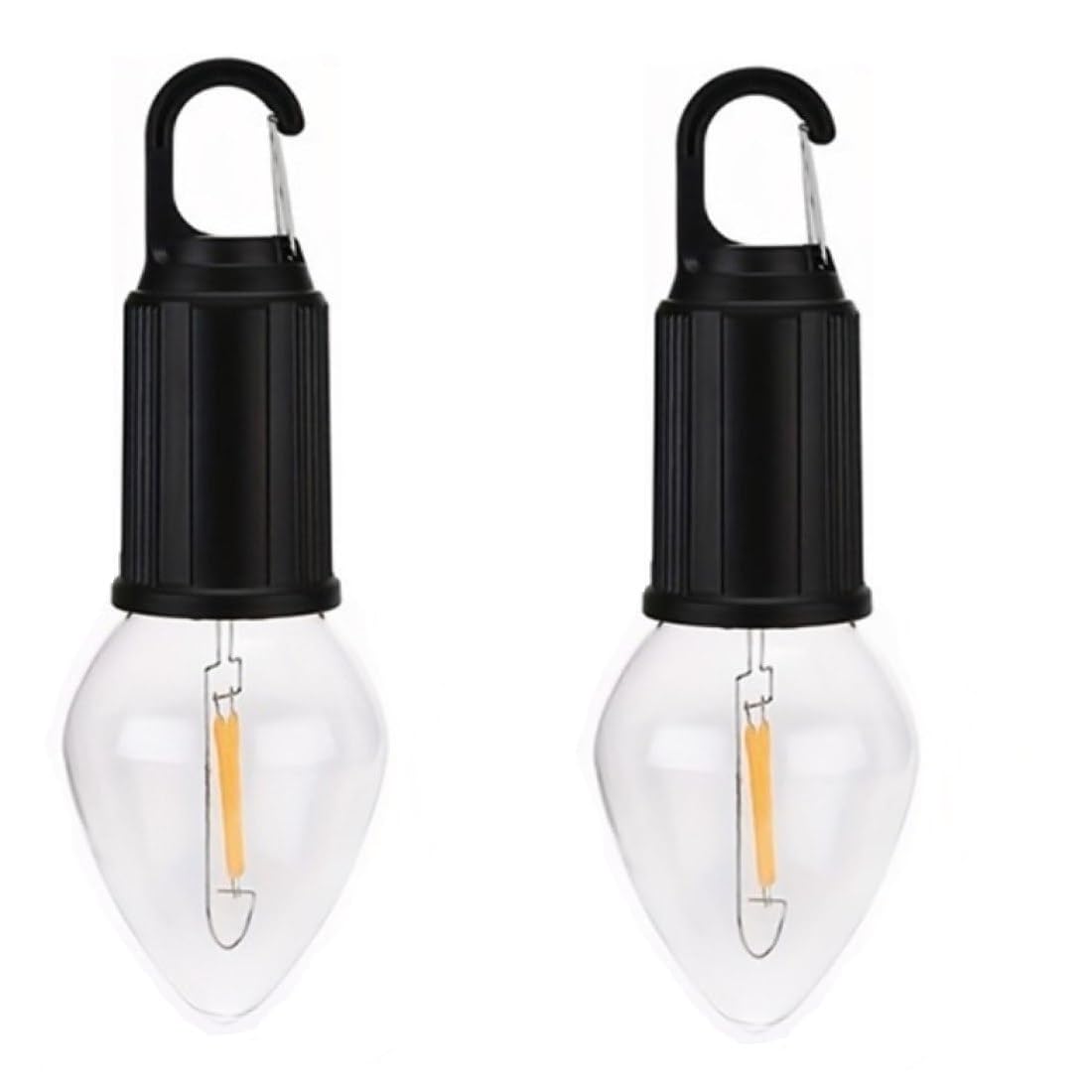 Rechargeable Camping Hiking Backpacking Hanging Bulb Unbreakable Decorative Rechargeable Emergency Outage Lamp Light with 3 Modes Tent Lamp with Hook (T02, 2) (B0CVSFR68H) Amazon Price History, Amazon Price Tracker