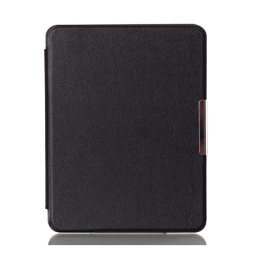 Kepuch Custer Funda para Kobo Aura H2O Edition 1,Slim Smart Cover Fundas Carcasa Case Protectora de PU-Cuero - Negro