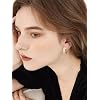 Cute Daisy Flower Hoop Earrings for Women Dainty Yellow White Enamel Lucky Floral Small Huggie Hoops Hypoallergenic Fashion Jewelry for Her Daughter