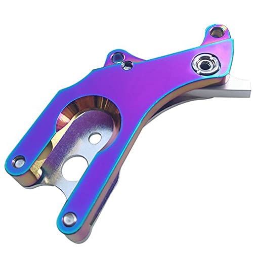 Begchy Soportes de Adaptador de Freno de Disco de Bicicleta Soportes de Adaptador de Cuadro de Bicicleta de Carretera Componentes de ConversióN de Bicicleta Piezas Colores de Chapado