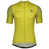 Radsport Scott RC Team 10 Fahrrad Trikot kurz gelb 2020: Größe: M (48/50)