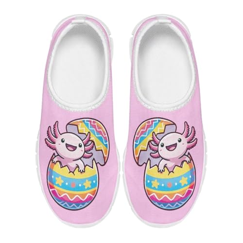 TODIYADDU Girls Easter Shoes Kids Lightweight Mesh Sneakers Casual Athletic Sneaker, White