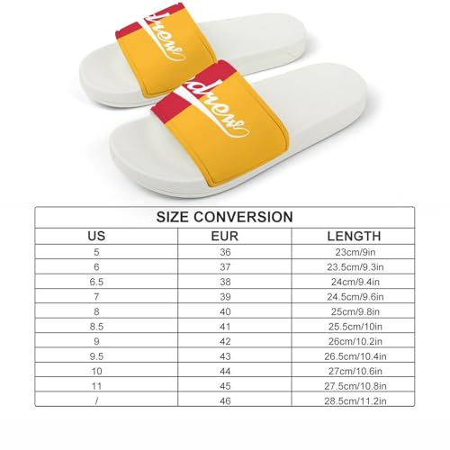 Custom Sports Slides Personalized Slippers - Baseball Sandals Quick Drying Softball Slippers Indoor Outdoor,Gifts for Men Youth Boy (White,Style 41)2